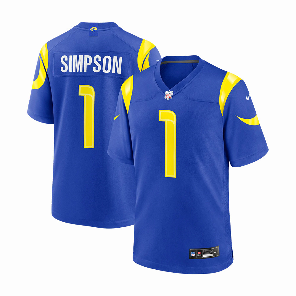 Los Angeles Rams Ty Simpson NFL Draft Jersey 2026 NFL Draft Clothes Football Gear For Him