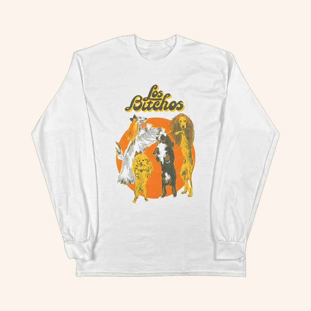 Los Bitchos Merch Doggystyle Long Sleeve T-Shirt By Kim Thompson Fan Apparel Gifts For Him Los Bitchos Merch Doggystyle Long Sleeve T-Shirt By Kim Thompson Fan Apparel Gifts For Him
