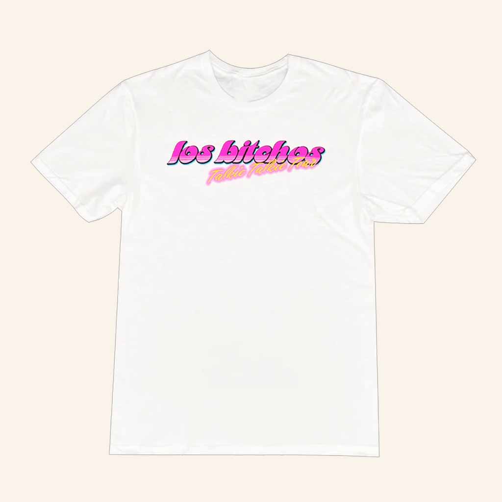 Los Bitchos Merch Kiki White T-Shirt Fan Apparel Gifts For Besties Los Bitchos Merch Kiki White T-Shirt Fan Apparel Gifts For Besties