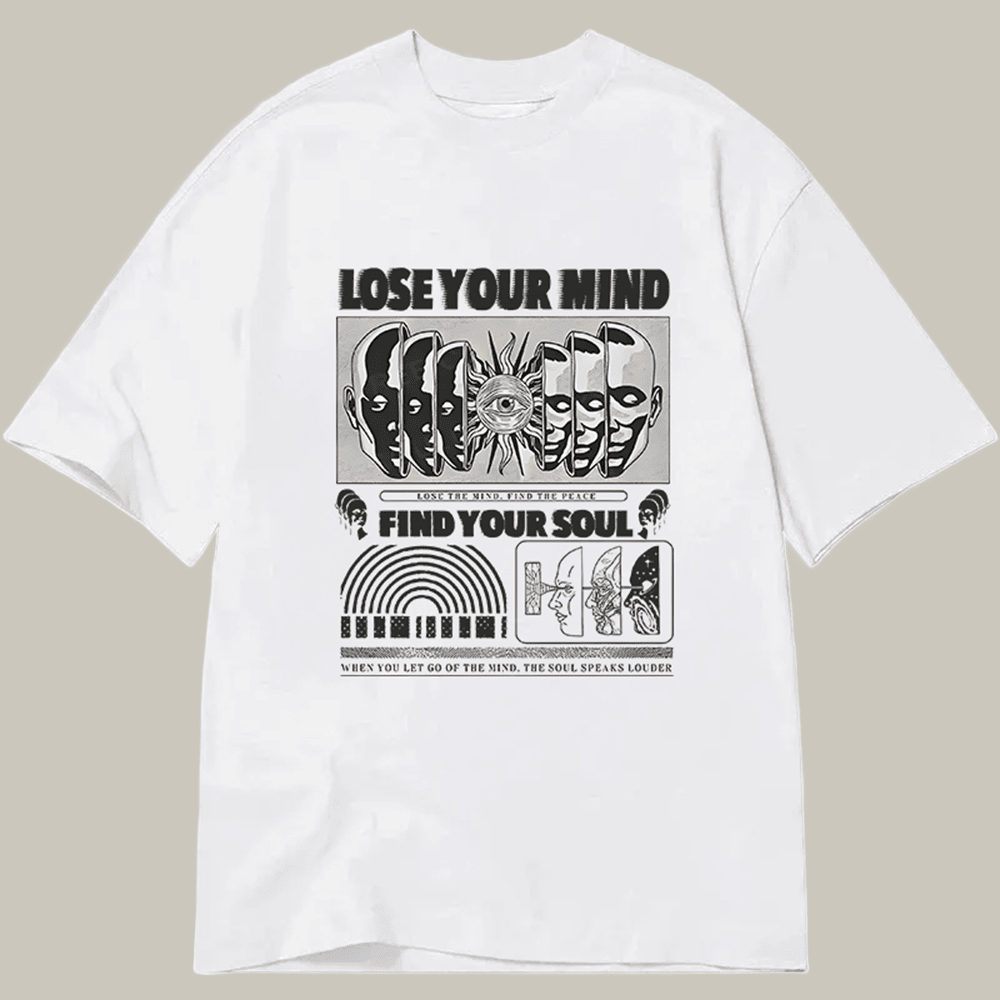 Lose Mind Find Soul Classic T-Shirt Fantasy Themed Meme Shirt Gifts For Fantasy Lovers