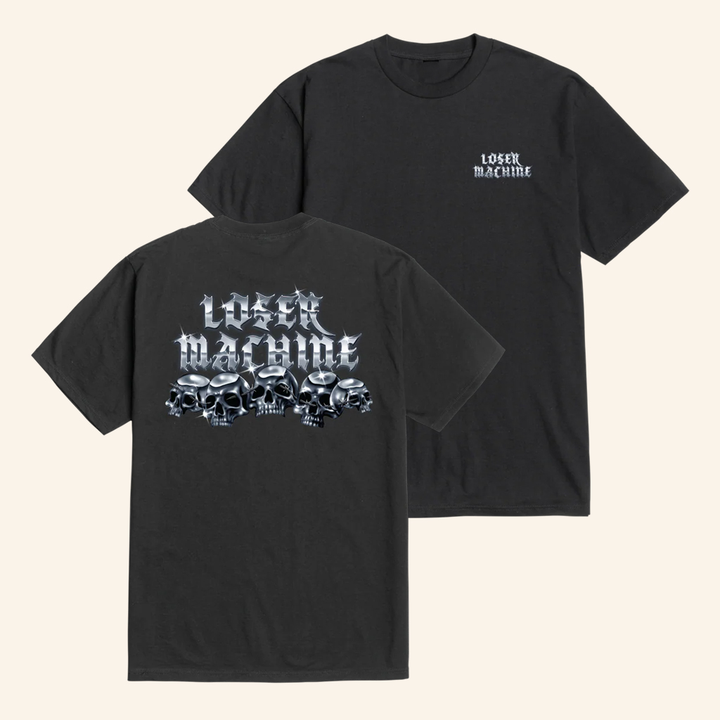 Loser Machine Merch Crystal Skulls Stock T-Shirt Christmas Gift Ideas For Him Loser Machine Merch Crystal Skulls Stock T-Shirt Christmas Gift Ideas For Him