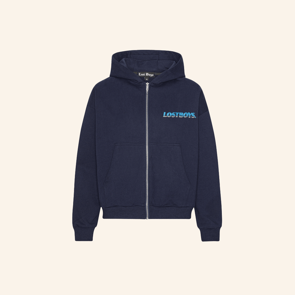 Lost Boy Archives Merch Zip Hoodie Navy Present For Husband Lost Boy Archives Merch Zip Hoodie Navy Present For Husband
