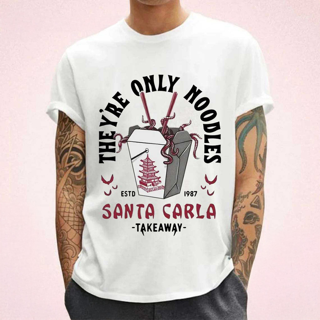 Lost Boys They're Only Noodles Santa Carla Retro Movie T-Shirt Christmas Gifts For Son Lost Boys They're Only Noodles Santa Carla Retro Movie T-Shirt Christmas Gifts For Son