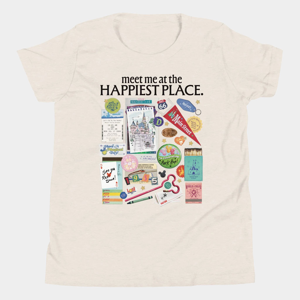 Lost Bros Trading Co Merch Meet Me At The Happiest Place T-Shirt The Lost Bros Shirt Him Gifts