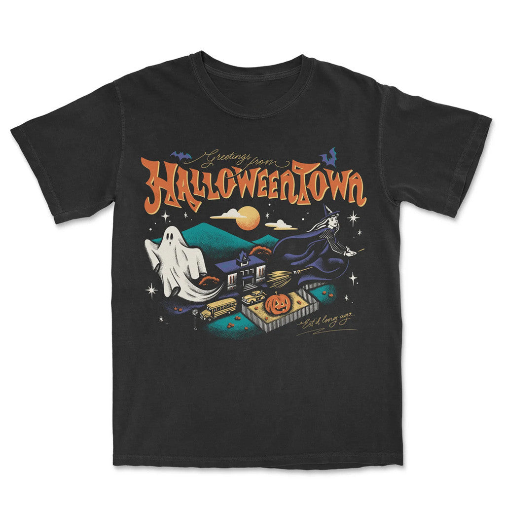 Lostbrostradingco Merch Greetings From Halloweentown T-Shirt Gifts For Friends Lostbrostradingco Merch Greetings From Halloweentown T-Shirt Gifts For Friends