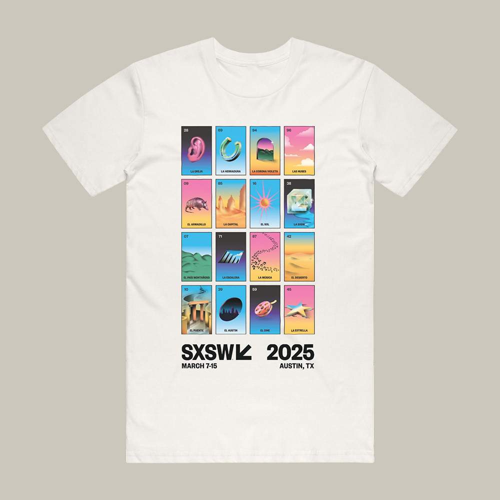 Loteria Event Sxsw T-Shirt South By Southwest Merch Music Lover Present