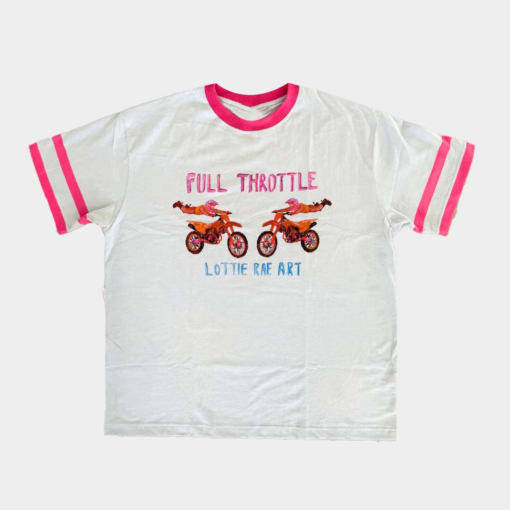 Lottie Rae Art Merch Full Throttle Lottie Rae Art T-Shirt Birthday Gift For Friends