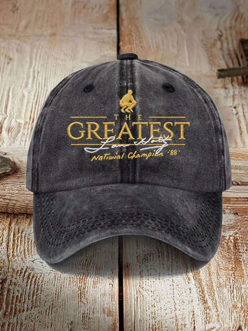 Lou Holtz The Greatest National Champion 88 Baseball Cap Notre Dame Memorial Hat Best For Supporters