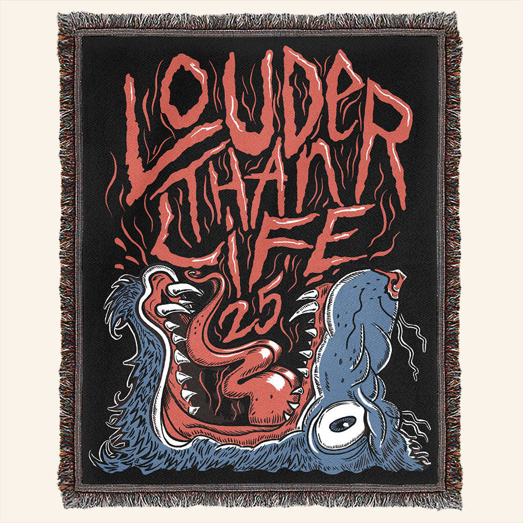Louder Than Life Merch 2025 Bark Louder Blanket Good Gifts For Music Fans