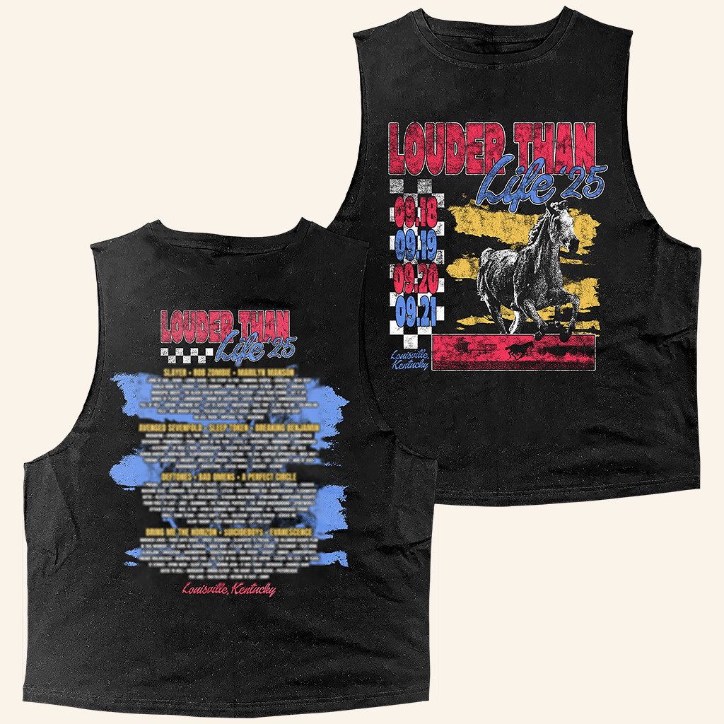 Louder Than Life Merch Finish Line Tank Top Best Gifts For Music Lovers Louder Than Life Merch Finish Line Tank Top Best Gifts For Music Lovers