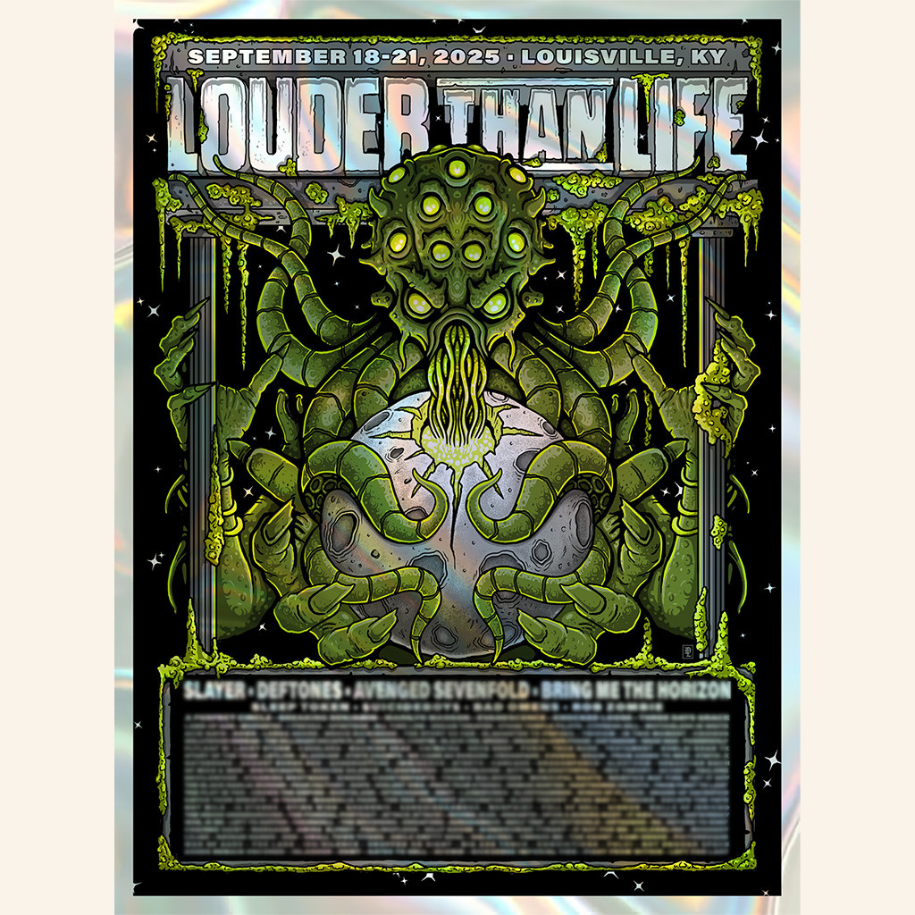 Louder Than Life Merch Toxic Moon Poster Music Related Gifts For Guys Louder Than Life Merch Toxic Moon Poster Music Related Gifts For Guys