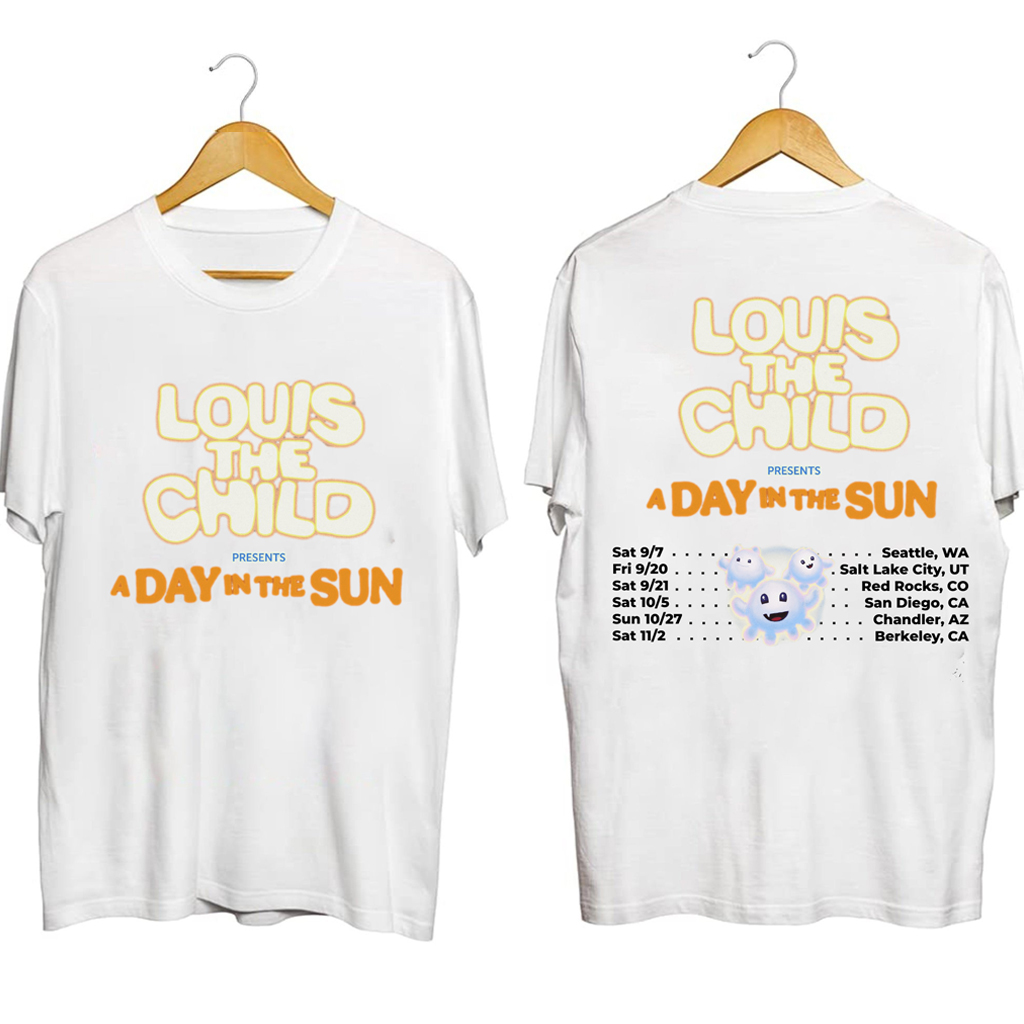 Louis The Child Tour 2024 T-Shirt A Day In The Sun Shirt Gifts For Music Lovers
