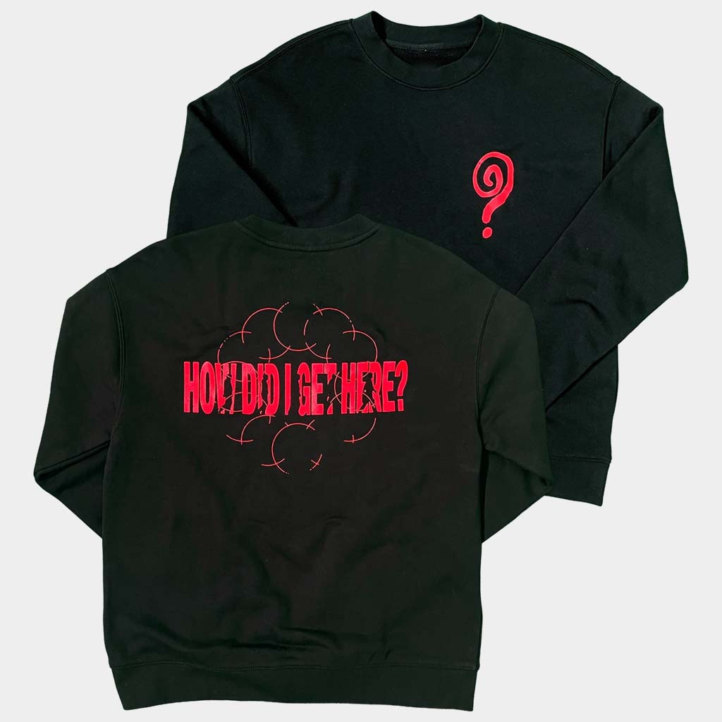 Louis Tomlinson Merch How Did I Get Here Black Sweatshirt Music Lover Gift Ideas For Him