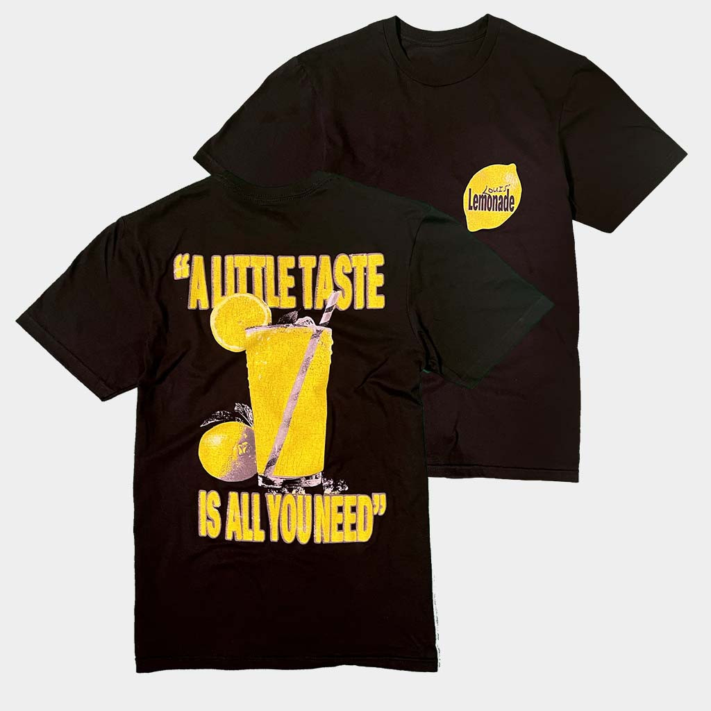 Louis Tomlinson Merch Lemonade Shirt A Little Taste Is All You Need T-Shirt Gifts For Music Fans