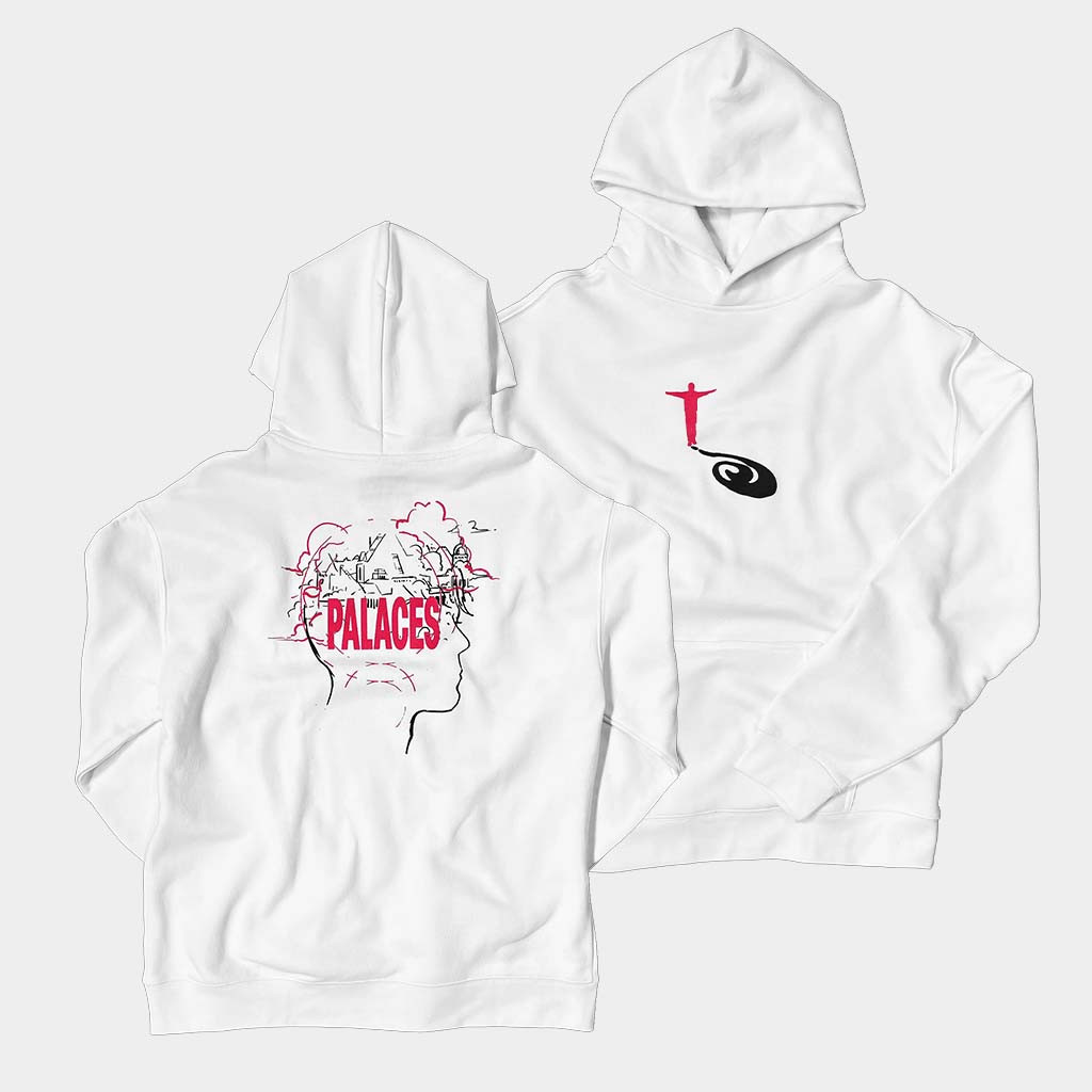 Louis Tomlinson Merch Palaces White Hoodie Birthday Gifts For Music Lovers