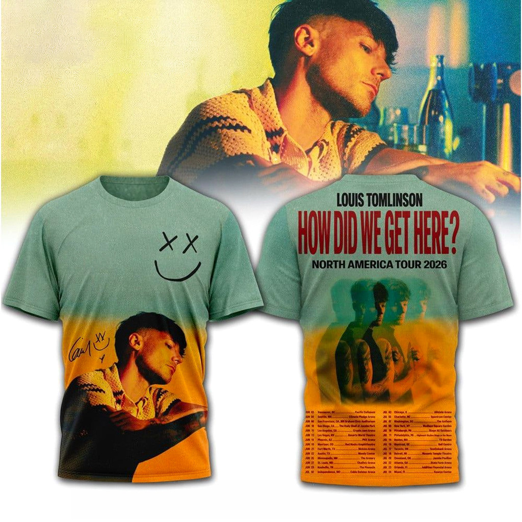 Louis Tomlinson North America Tour 2026 Shirt Louis Tomlinson Merch Gift For Concert Lover