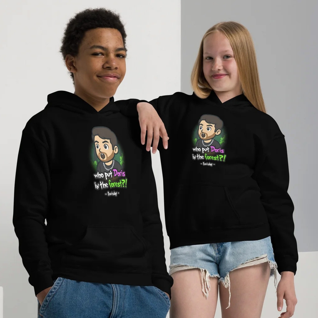 Louisayy Merch Who Put Doris In The Forest Hoodie Black Gifts For Her