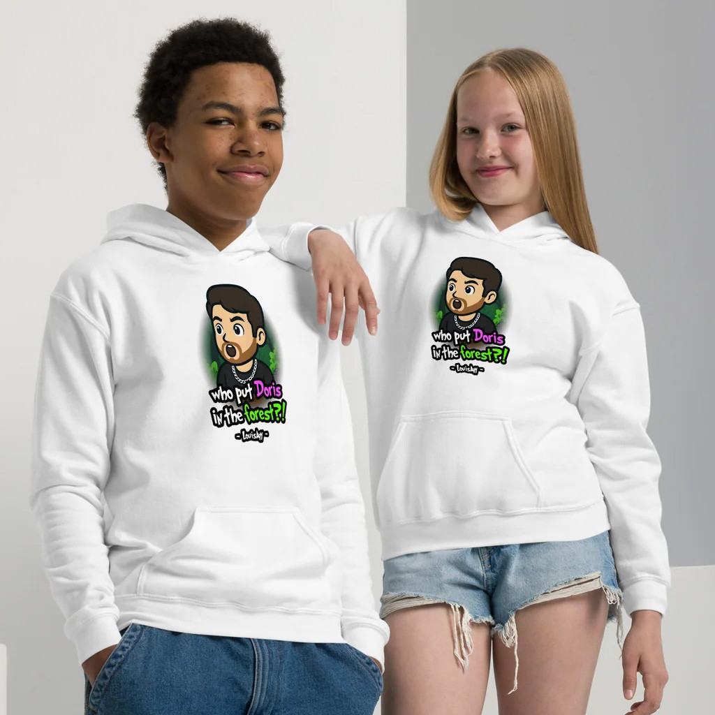 Louisayy Merch Who Put Doris In The Forest Hoodie White Gifts For Him Louisayy Merch Who Put Doris In The Forest Hoodie White Gifts For Him