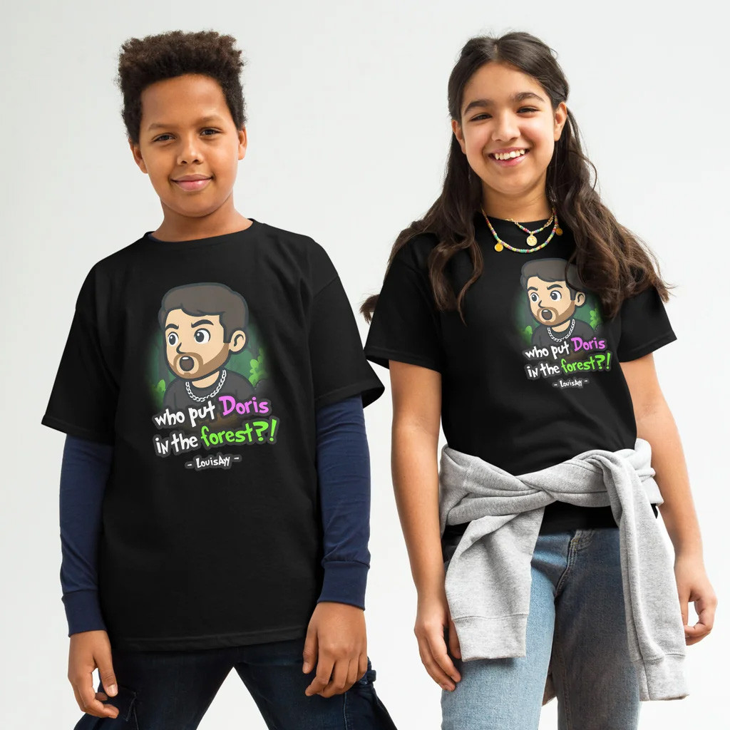 Louisayy Merch Who Put Doris In The Forest T-Shirt Black Gifts For Friends Louisayy Merch Who Put Doris In The Forest T-Shirt Black Gifts For Friends
