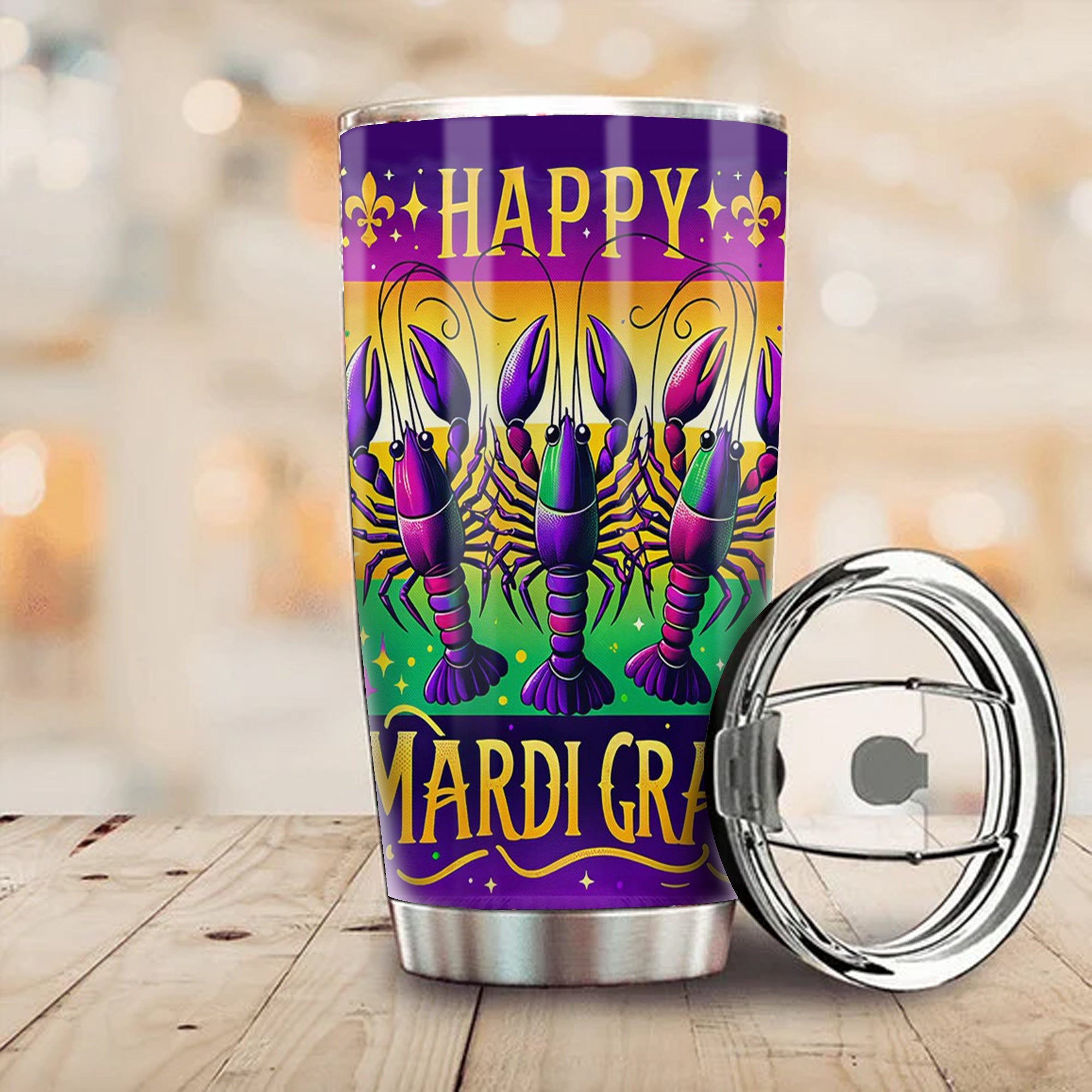 Louisiana Crawfish Mardi Gras Tumbler Fleur De Lis Tumbler Mardi Gras Merch Gift Louisiana Crawfish Mardi Gras Tumbler Fleur De Lis Tumbler Mardi Gras Merch Gift