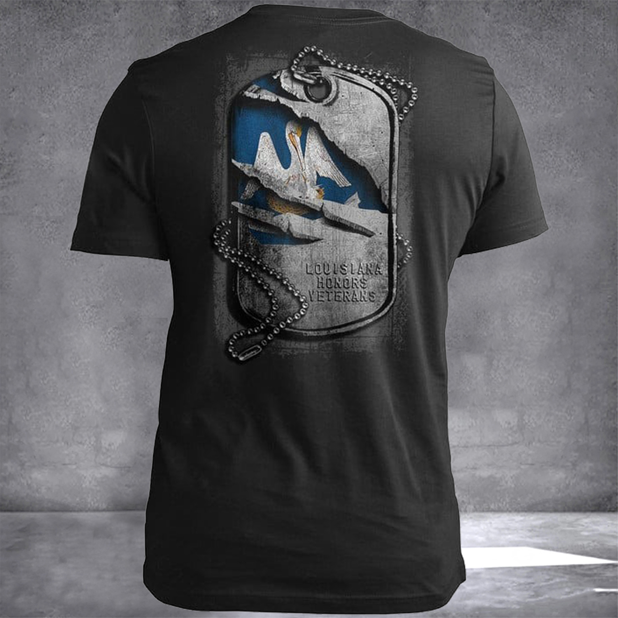 Louisiana Honors Veterans Louisiana T-Shirt Veterans Day Shirts Gifts For Husband