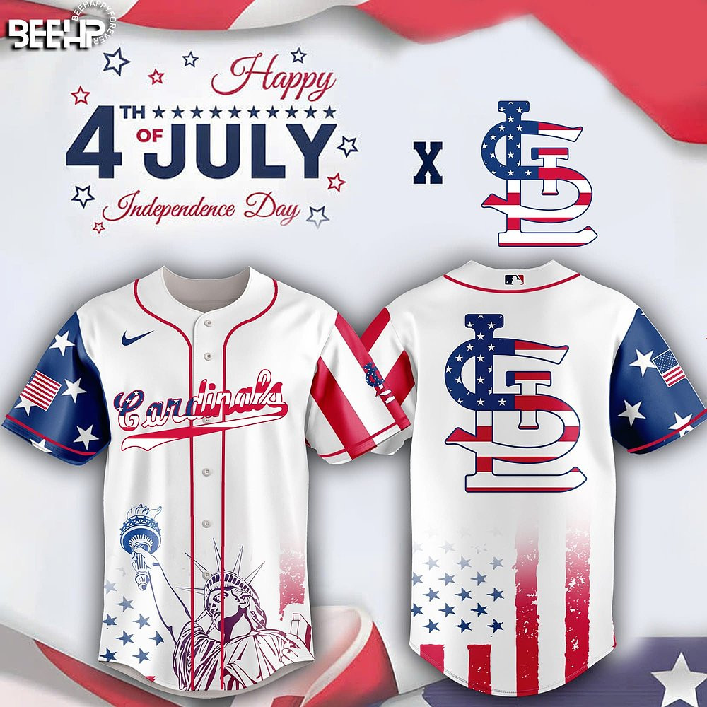 Louisville Cardinals Happy Indenpended Day 4th Of July Baseball Jersey Best Gift Ideas For Fans