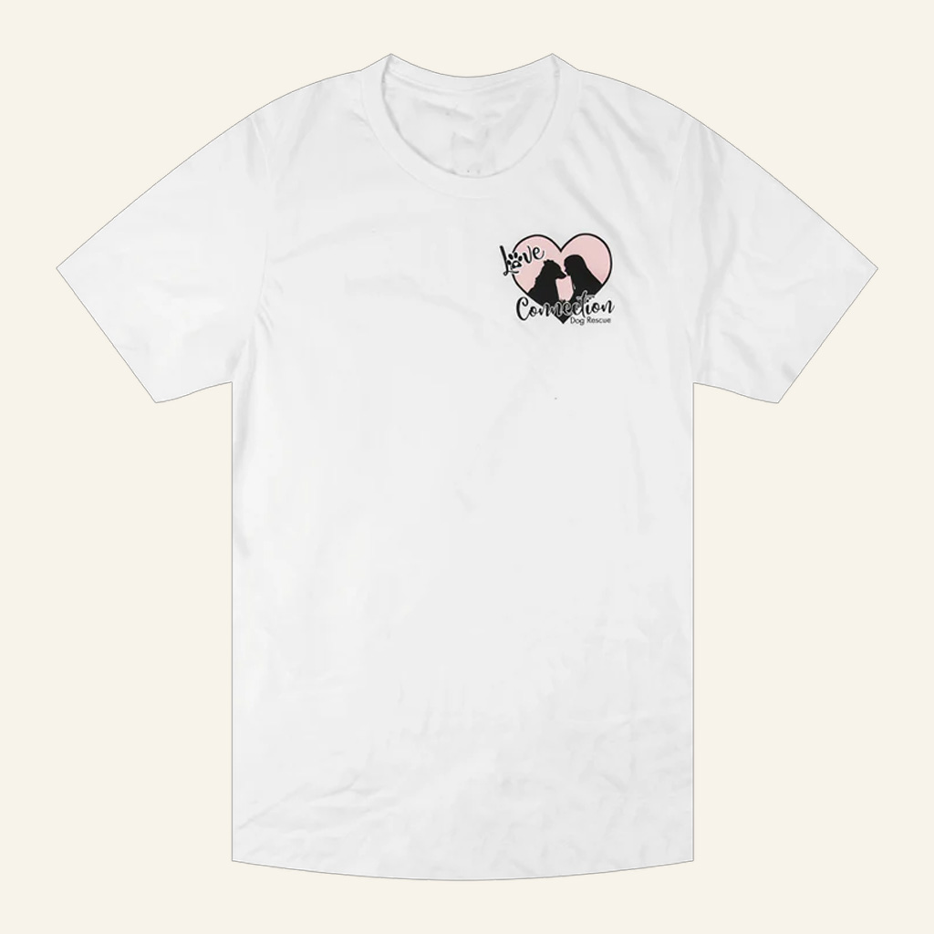Love Connection Dog Rescue Merch Logo White Shirt Christmas Gift For Dog Lovers Love Connection Dog Rescue Merch Logo White Shirt Christmas Gift For Dog Lovers