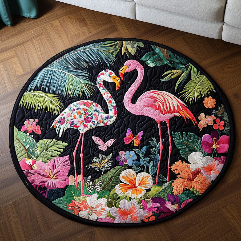 Love In The Wild Quilted Round Mat Front Door Entryway Ideas Autumn Themed Gifts