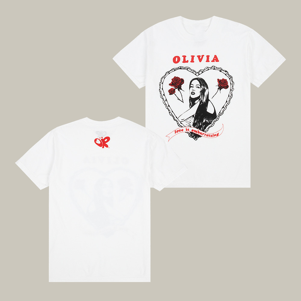 Love Is Embarassing Olivia Rodrigo T-Shirt Music Fan Merch Good Gift For Olivia Rodrigo Lovers
