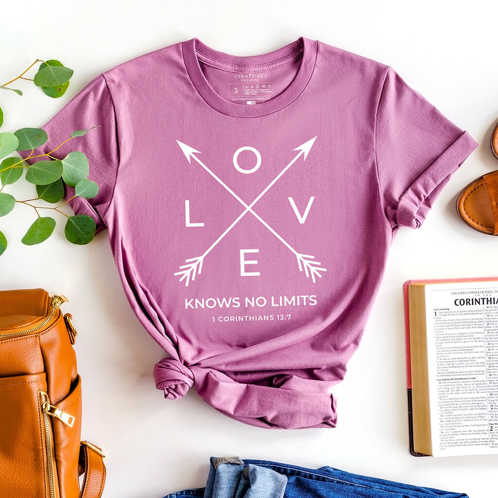 Love Knows No Limits Shirt Christian Gifts For Women