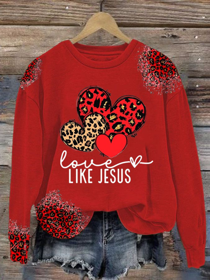 Love Like Jesus Sweatshirt Women's Christian Sweatshirt Gifts For Jesus Lovers Love Like Jesus Sweatshirt Women's Christian Sweatshirt Gifts For Jesus Lovers