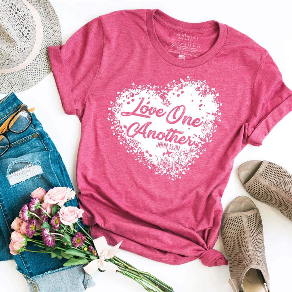 Love One Another Shirt Christian Gifts For Women