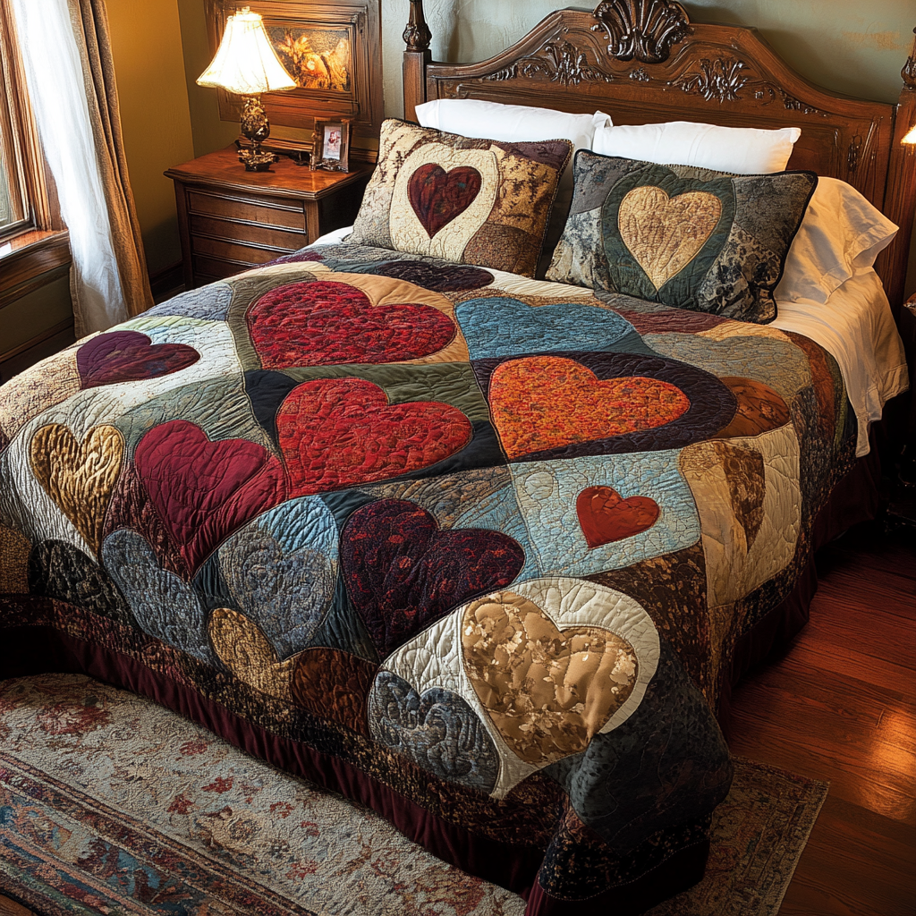 Love Tides Quilted Bedding Set Best Luxury Sheets Father's Day Gifts For Son In Law