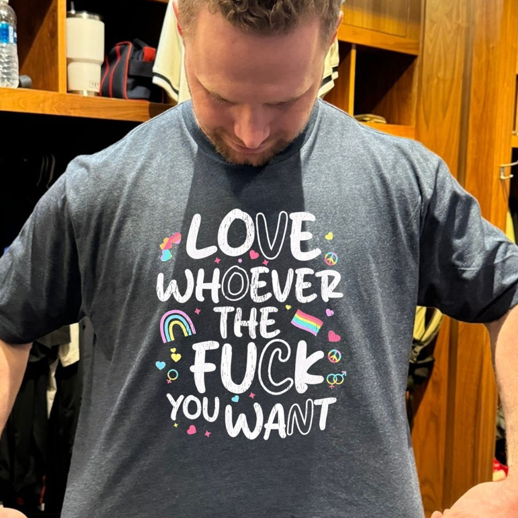 Love Whoever The Fck You Want LGBT T-Shirt Meaningful Gifts For Best Friend