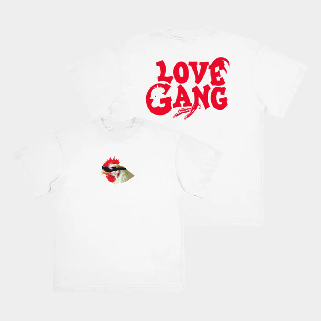 Lovegang Brand Merch GALLO Lovegang T-Shirt White Birthday Gift For Him