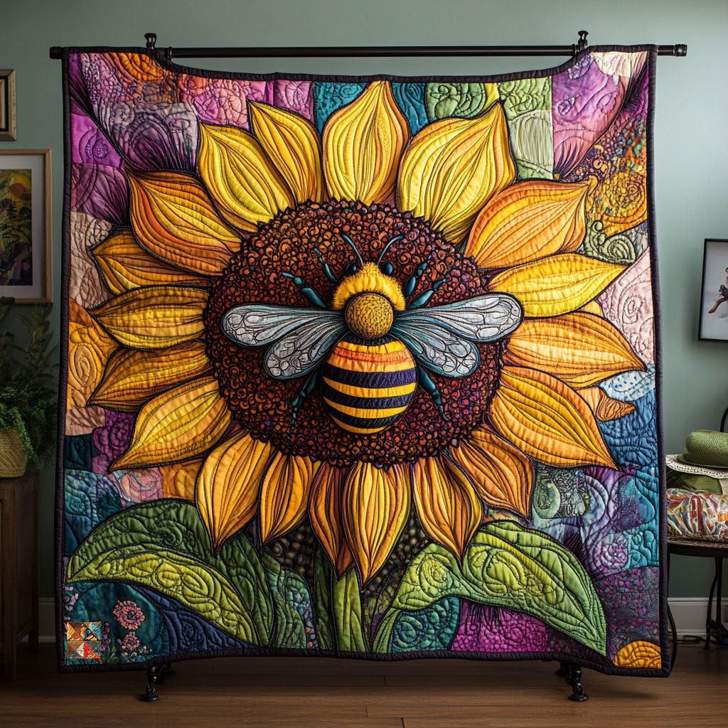 Lovely Bee Holiday Xmas Quilt Blanket Best Christmas Gifts For Your Daughter