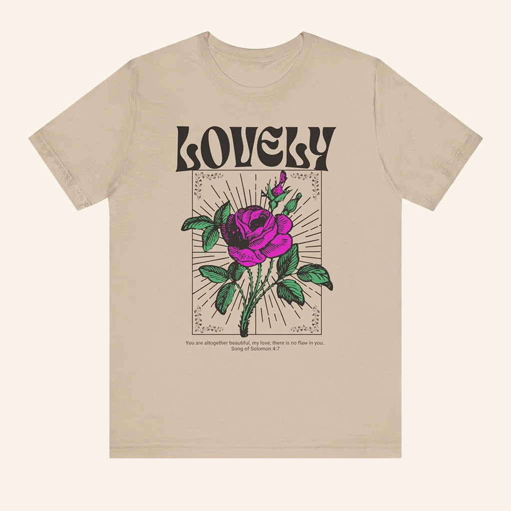 Lovely Ministries Merch Rose T-Shirt Best Gifts For Girlfriend