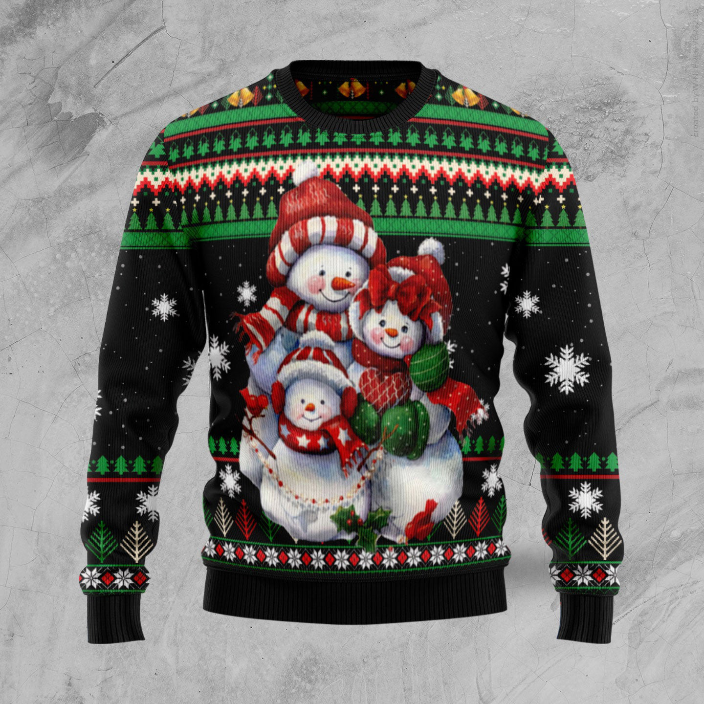 Lovely Snowman Ugly Christmas Sweater Winter Clothing Christmas Gifts For Snowman Lovers