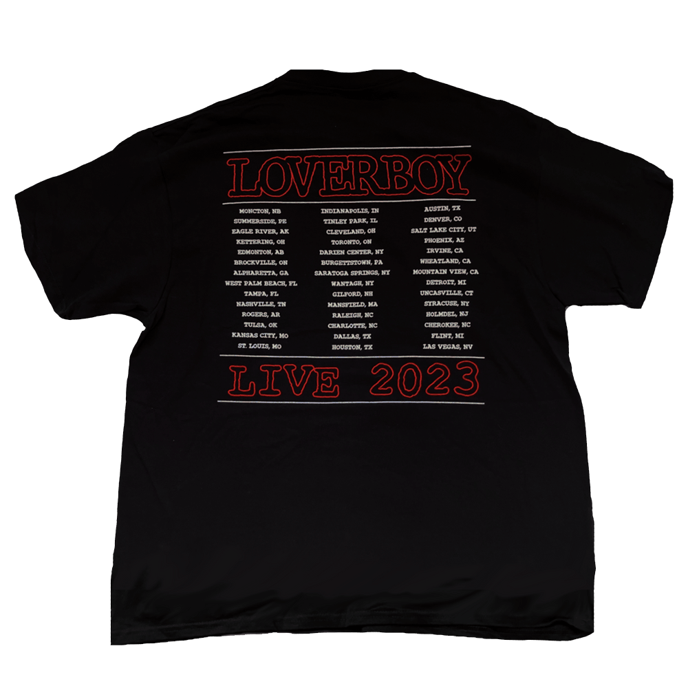 Loverboy Band Merch Live 2023 Loverboy T-Shirt Best Father's Day Gifts For Grandpa