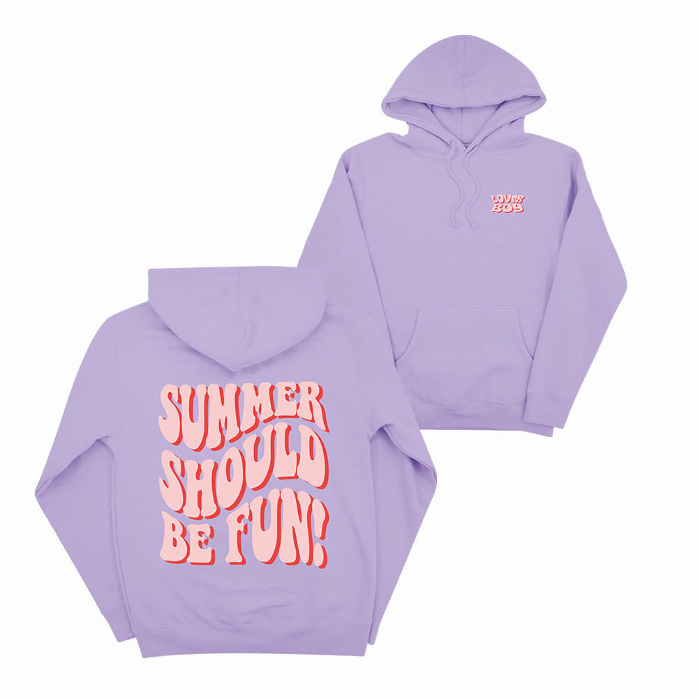 Loverboy Merch Summer Should Be Fun Hoodie Gifts Ideas For Girlfriend