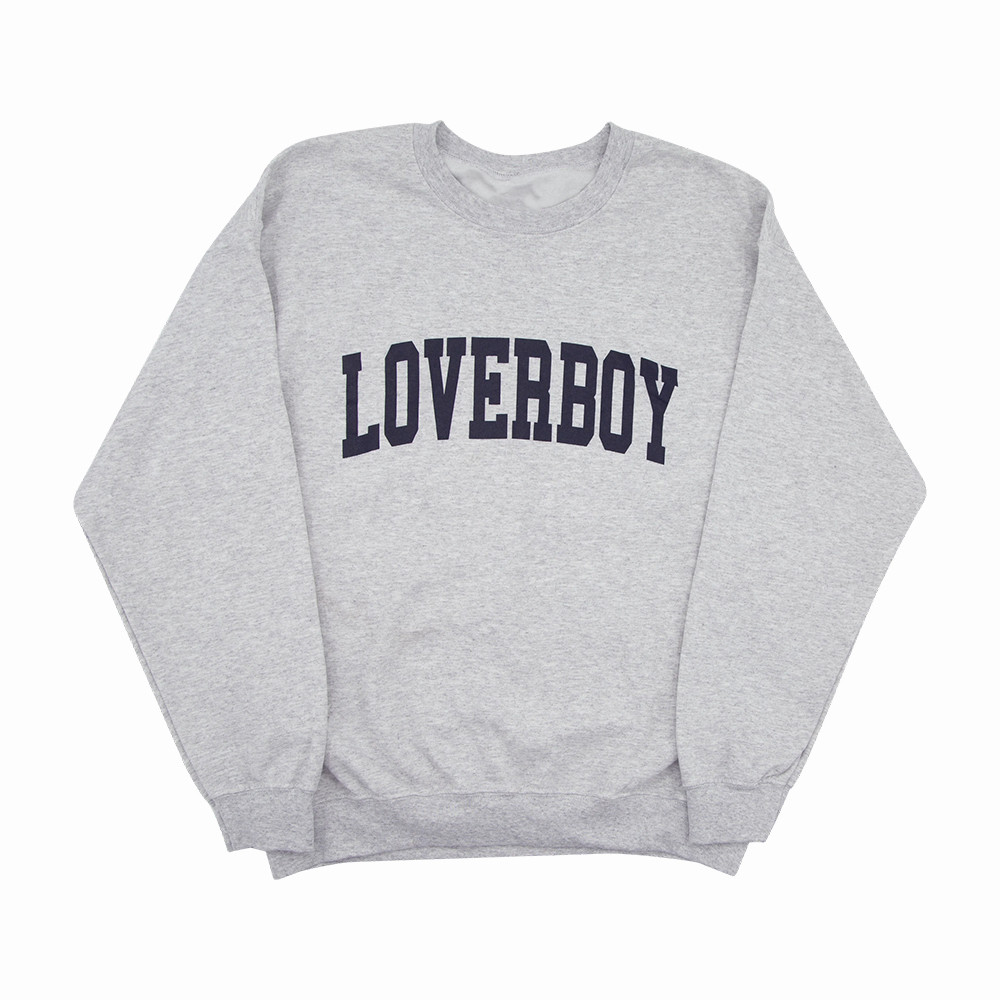 Loverboy University Sweatshirt Streetwear Loverboy Apparel Present Idea For Girlfriend