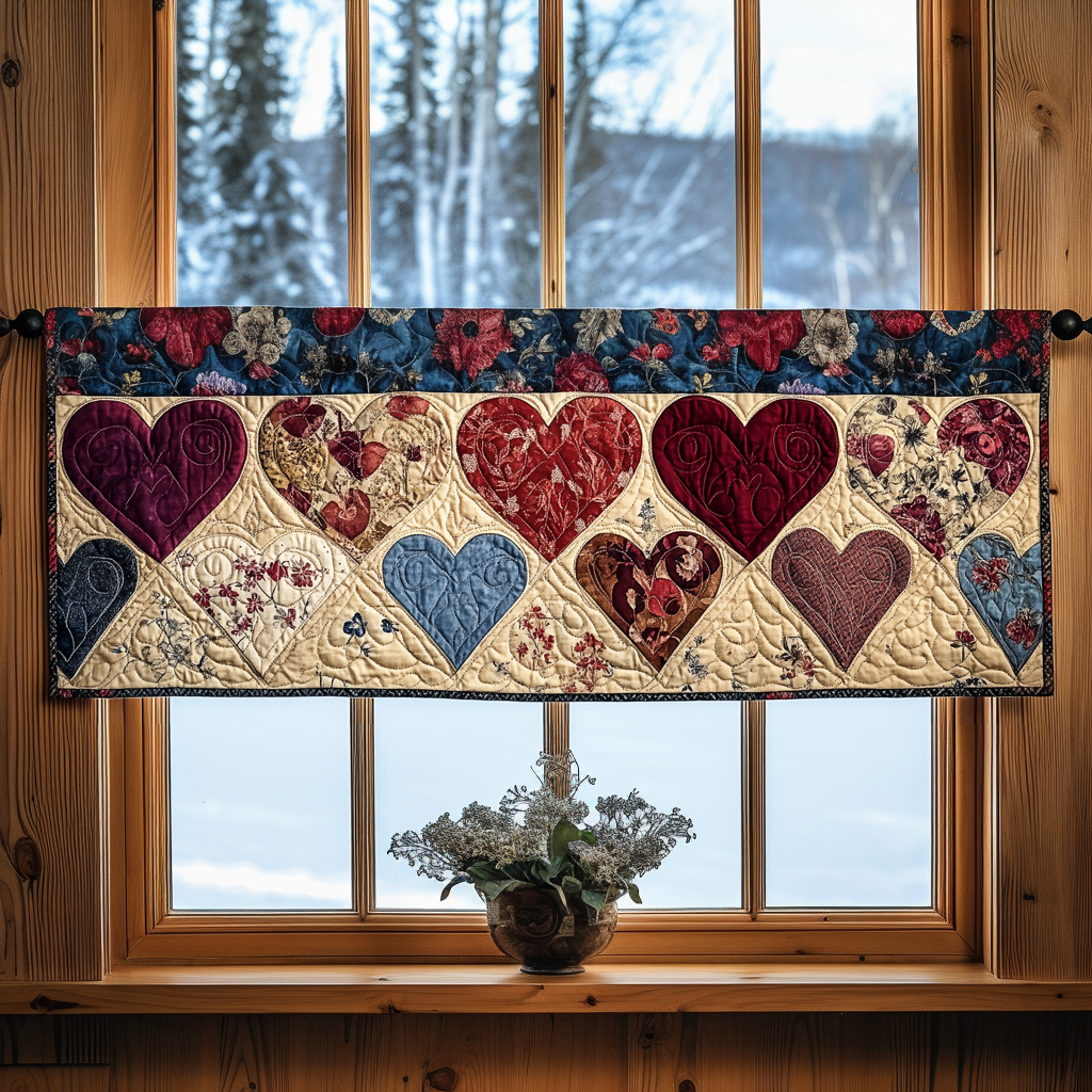 Loving Stitches Quilted Valance Front Door Idea Family Holiday Gifts