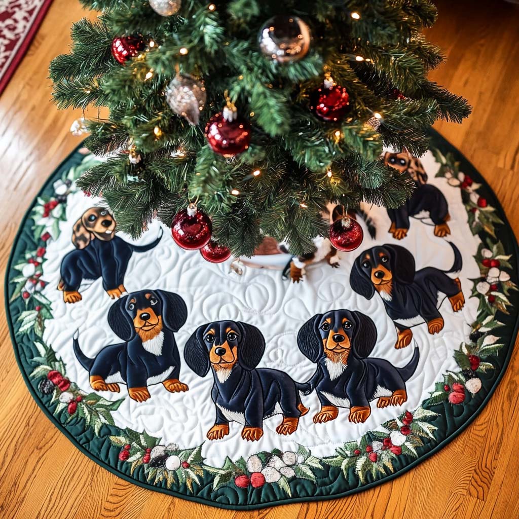 Lowrider Legends Christmas Quilted Tree Skirt Under Tree Christmas Decor Holiday Party Decor for Home