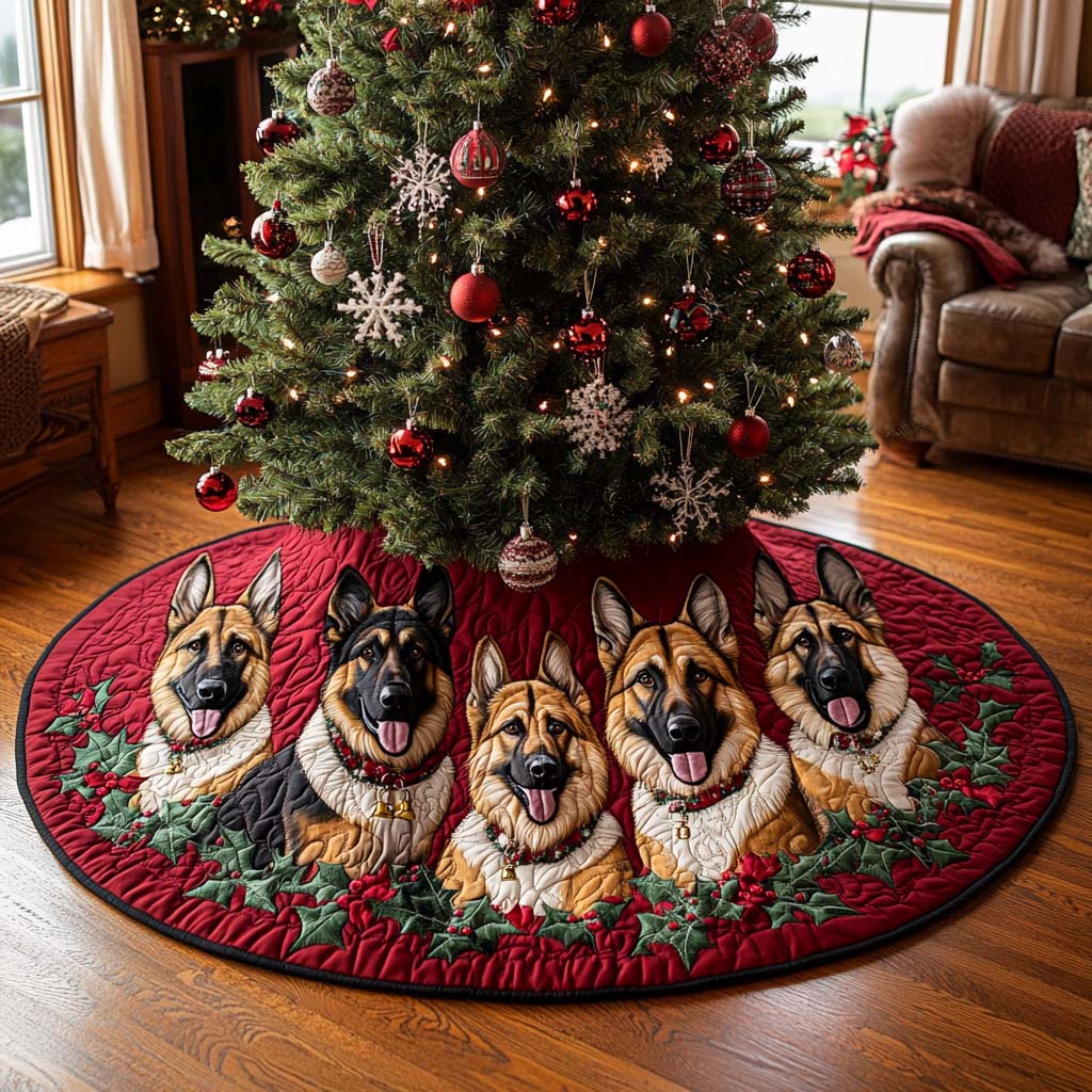 Loyal Christmas Quilted Christmas Tree Skirt Must Have Holiday Merch for Christmas Decor