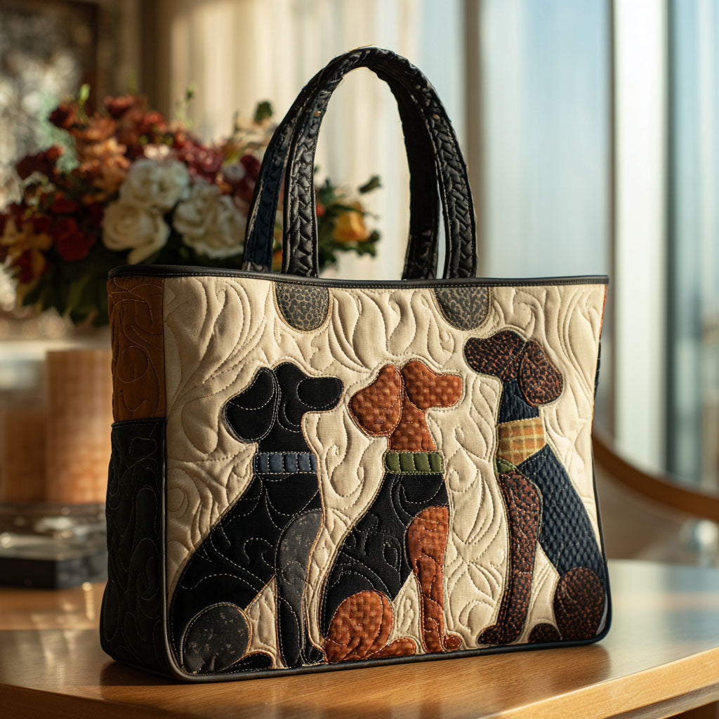 Loyal Companions Quilted Tote Bag Best Presents For Dog Lovers