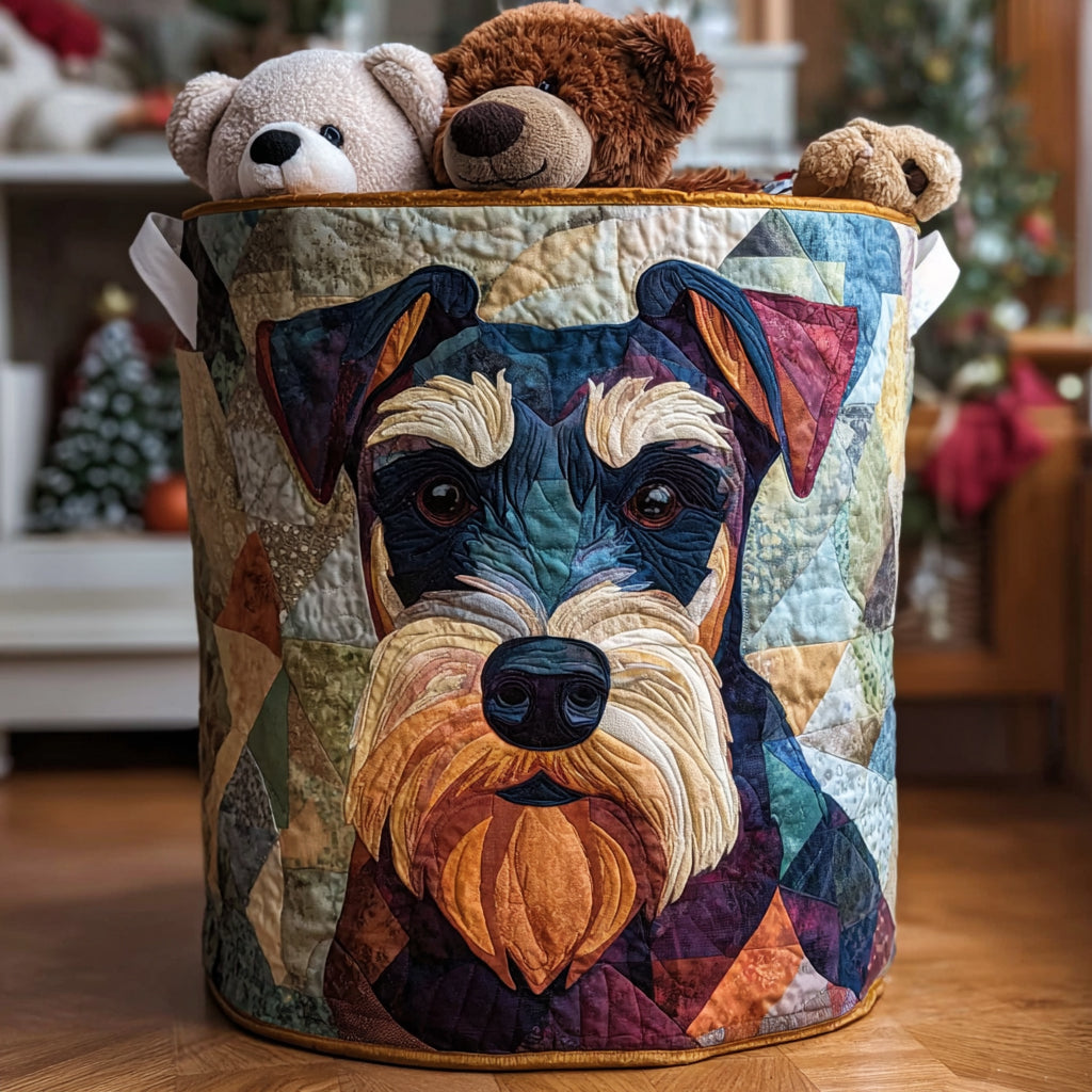 Loyal Eyes Quilted Laundry Basket Trendy Quilted Laundry Tote for Home and Dorm