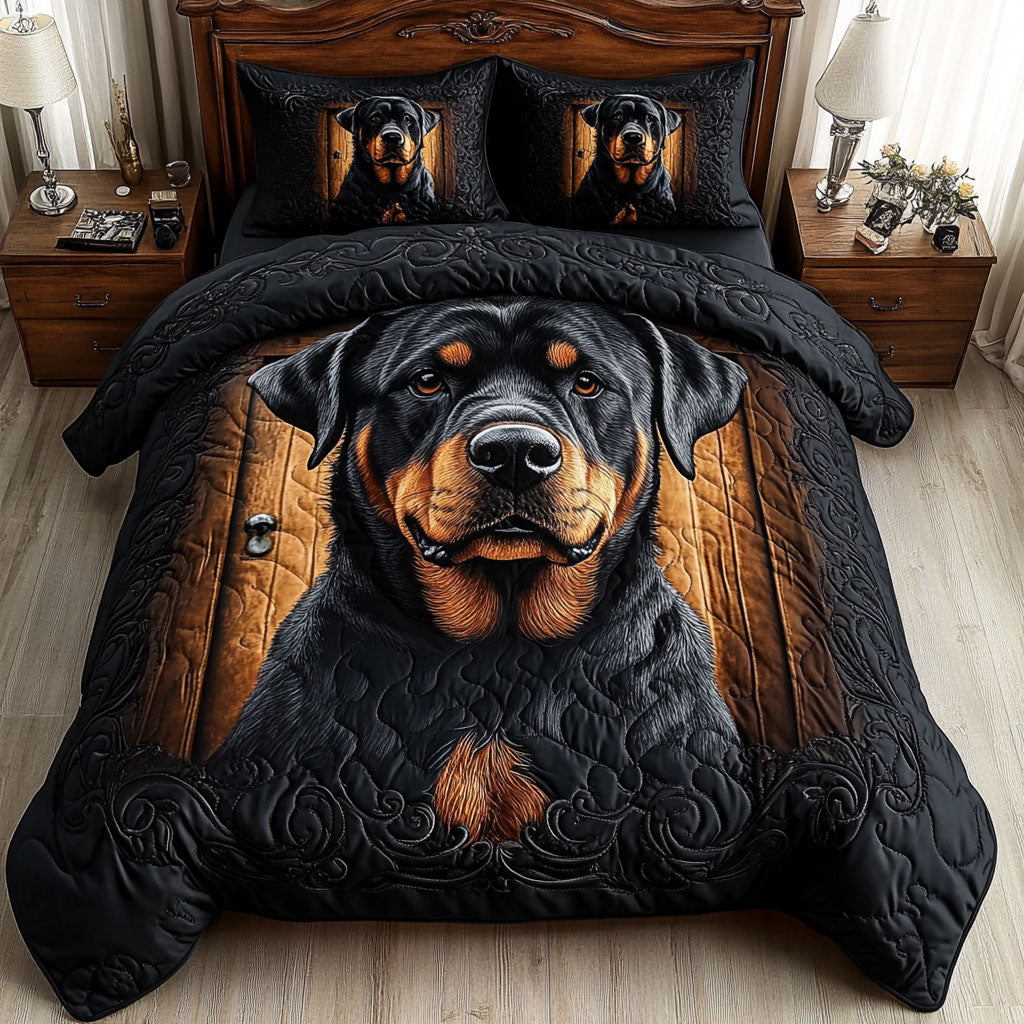 Loyal Knight Quilted Bedding Set Lightweight Duvet Cover Set for Year-Round Comfort