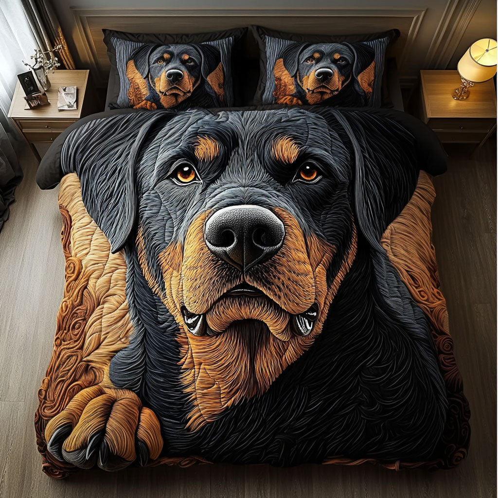 Loyal Majesty Quilted Bedding Set Soft Bed Sheet and Pillowcase Set for Relaxing Nights