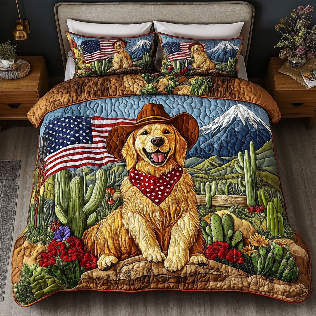 Loyal Wrangler Quilted Bedding Set Luxury Bedding Set with Pillow Covers Included