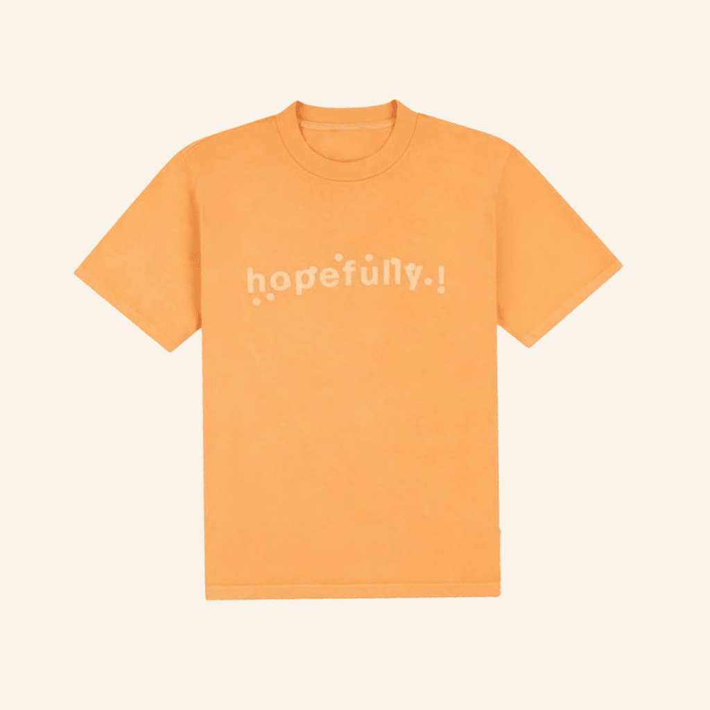 Loyle Carner Merch Hopefully Orange T-Shirt Best Friends Gifts Loyle Carner Merch Hopefully Orange T-Shirt Best Friends Gifts